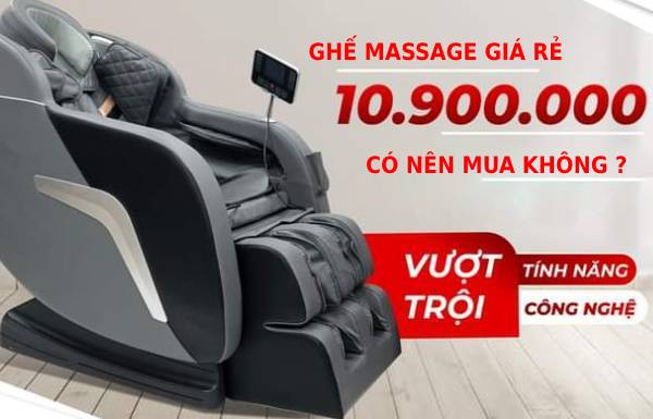 Ghế massage giá rẻ đang làm loạn thị trường vì sao