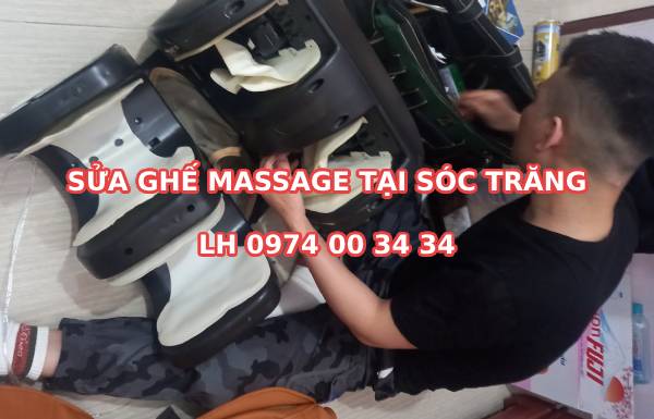 Sửa ghế massage tại nhà ở Sóc Trăng